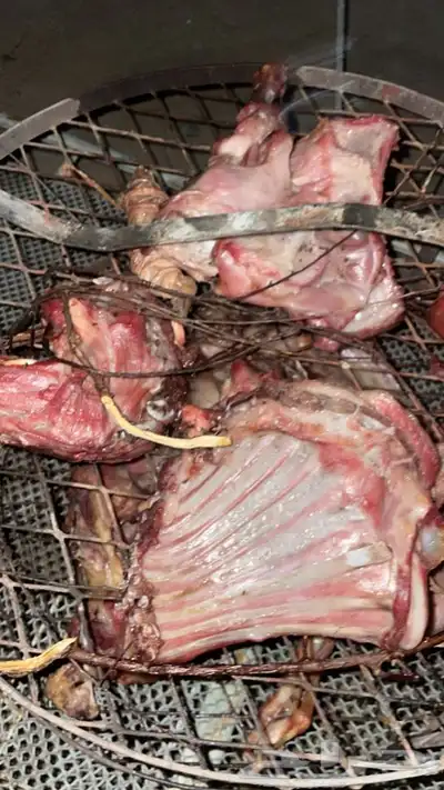 حنيذ بالمرخ او البشام ذبايح تيوس وطليان 3