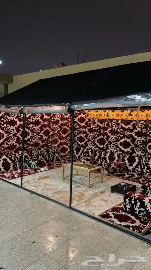 للبيع خيام متميزه وبيوت شعر وصنادق وكل لوازم البر 42