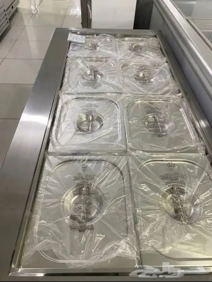 ثلاجات BANCOOL سلطات استيل مع الصحون ومستودع مبرد 2