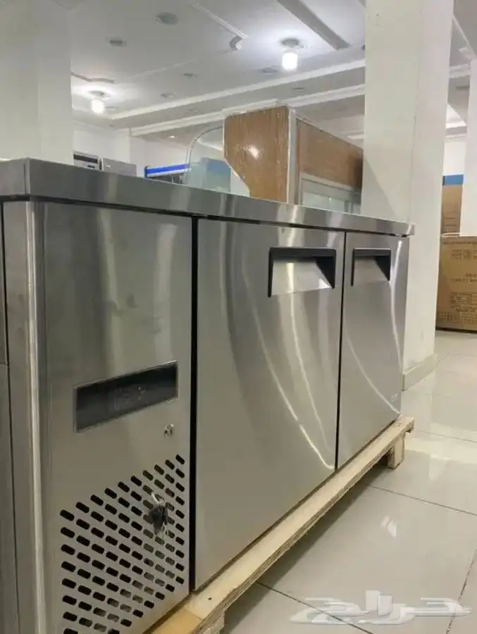 ثلاجات BANCOOL سلطات استيل مع الصحون ومستودع مبرد 1