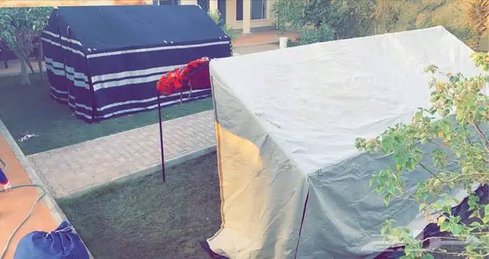 للبيع خيام متميزه وبيوت شعر وصنادق وكل لوازم البر 21