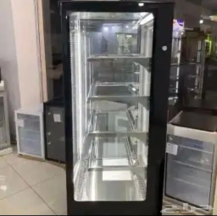 ثلاجة BANCOOL عرض حلويات 4 جوانب زجاج استيل 9