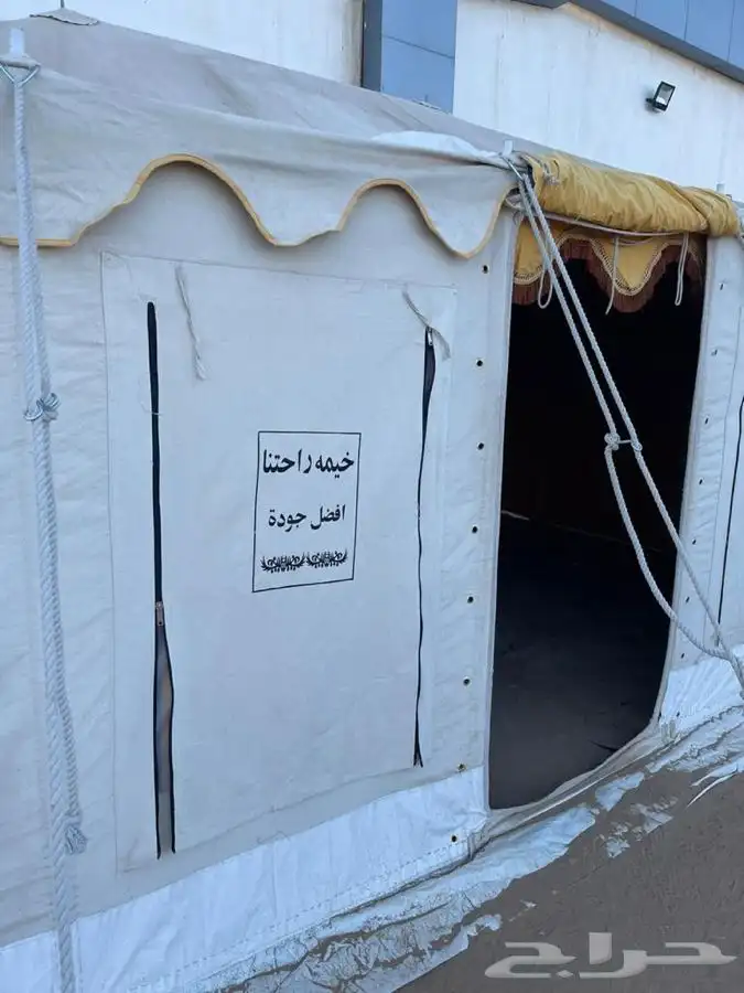 خيام تنزانية مع مقدمة وجملون شبيهة صباحية الكويت ثلاث طبقات 15