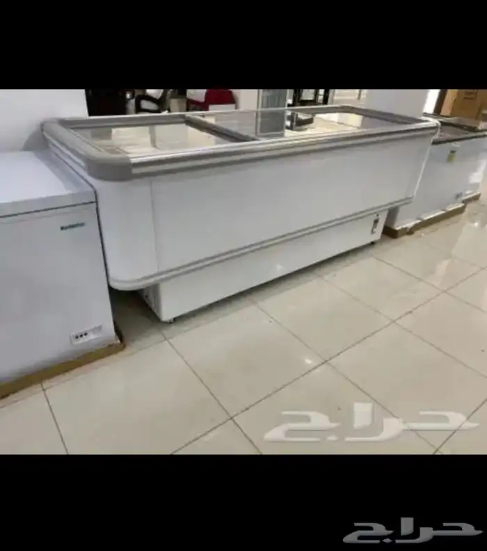 فريزرات مسطحه سحاب أفقي زجاج 9