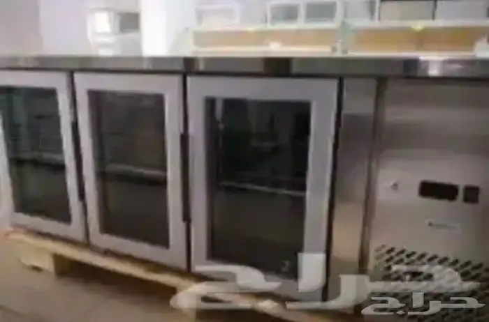 ثلاجات BANCOOL كاونتر قائم استيل باب زجاج 5