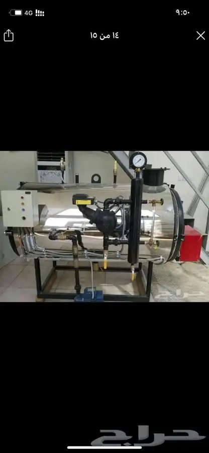 بويلر مكبس هيتر معدات مغاسل سخان خزان بلو داوم مجمع بخار 15
