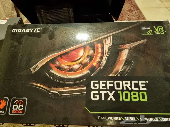 كرت شاشه GTX1080 استعمال نظيف 0