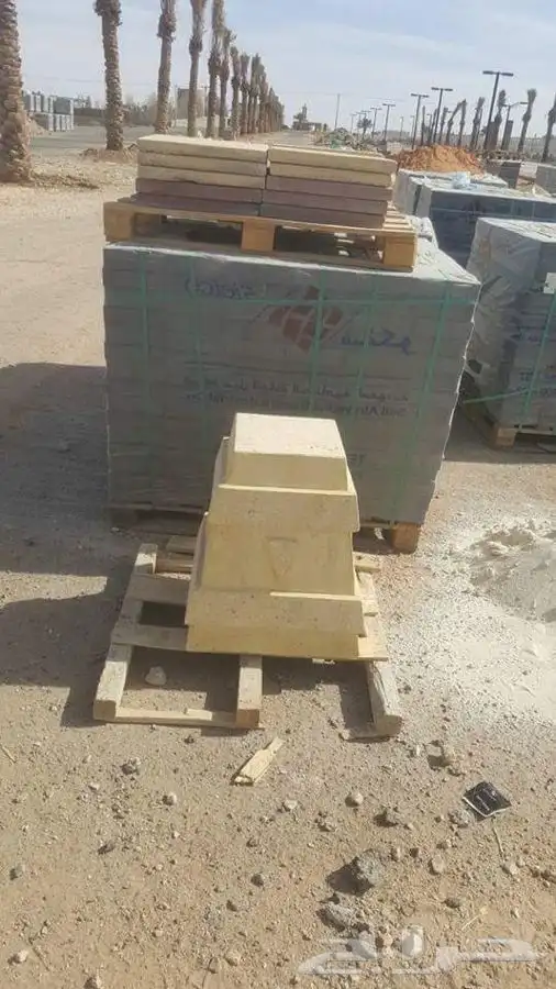 كراسي خرسانية مصدات اسطوانية وكروية 25