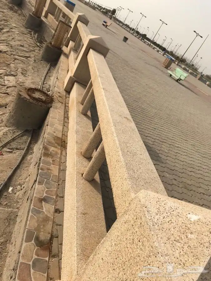 كراسي خرسانية مصدات اسطوانية وكروية 37