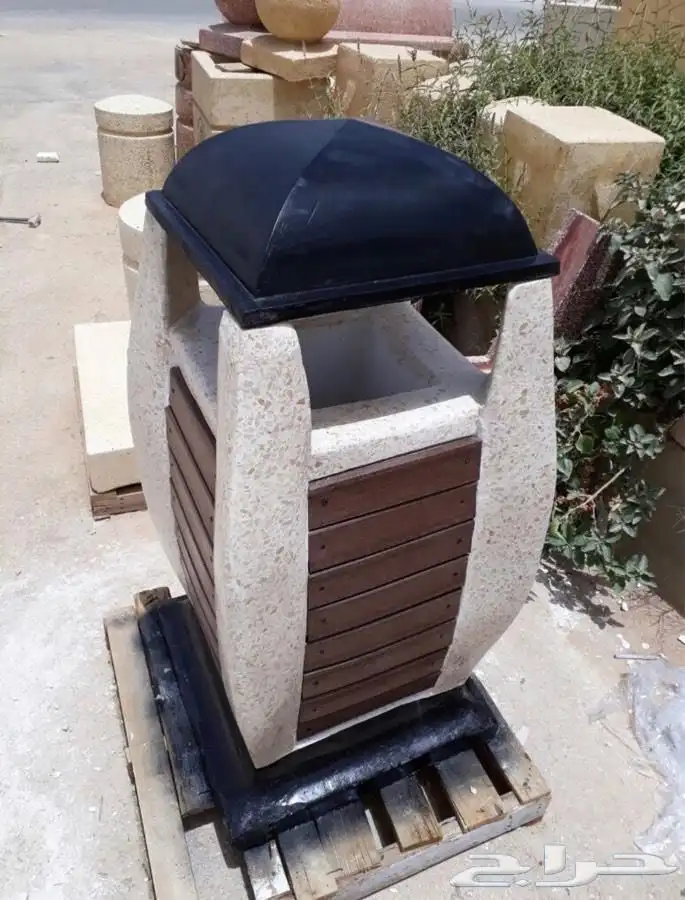 كراسي خرسانية مصدات اسطوانية وكروية 3
