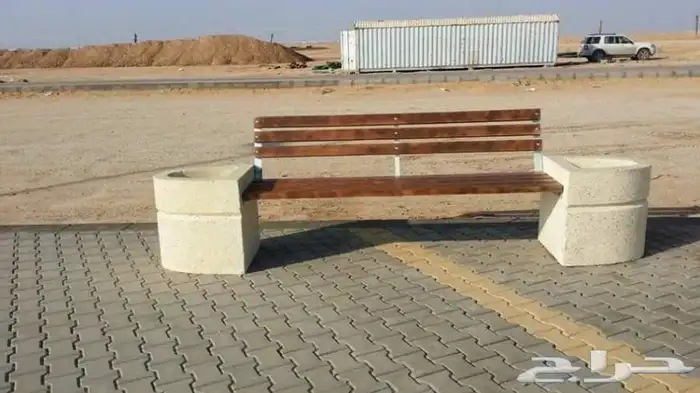 كراسي خرسانية مصدات اسطوانية وكروية 10