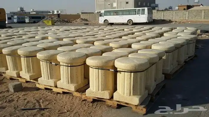 كراسي خرسانية مصدات اسطوانية وكروية 22