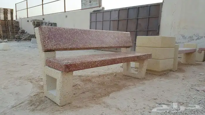 كراسي خرسانية مصدات اسطوانية وكروية 18