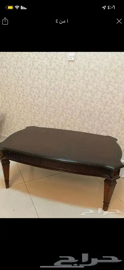 طاوله خشب كبيره 0