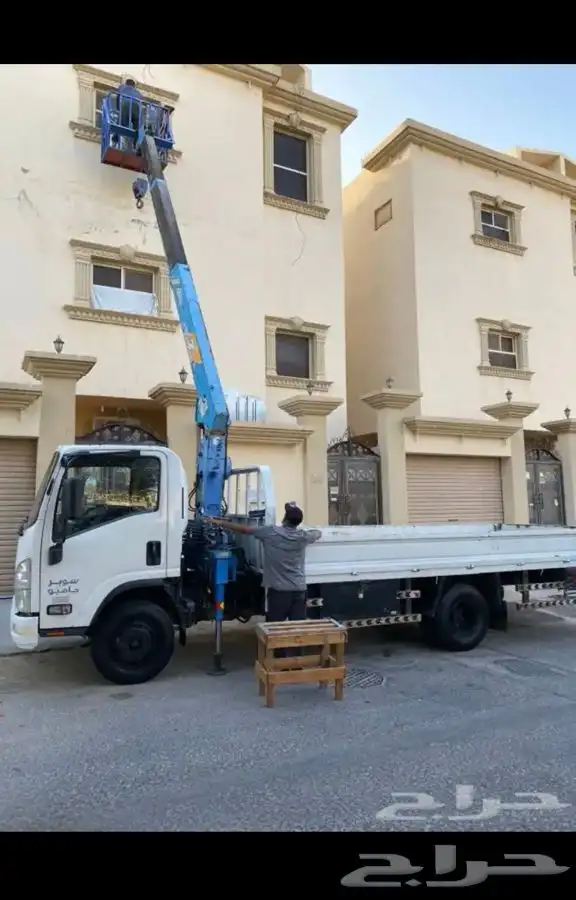 دينه كرين مع سلة رفع عمال للايجار بالاحساء 4