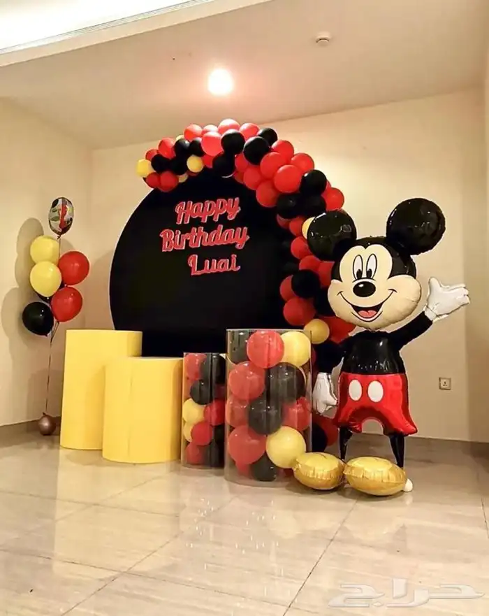 مداخل بالونات وطاولات استقبال 9