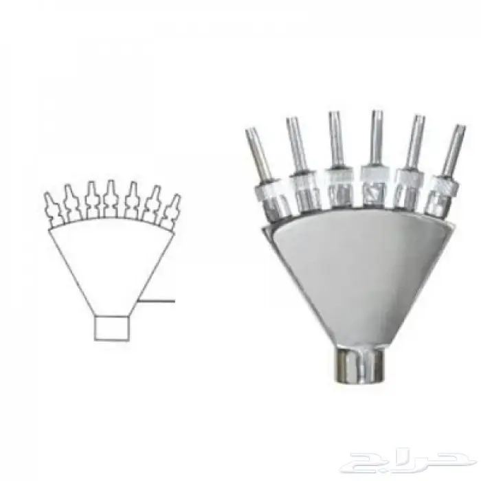 رأس نافورة ذيل العنقاء أو كف اليد 2