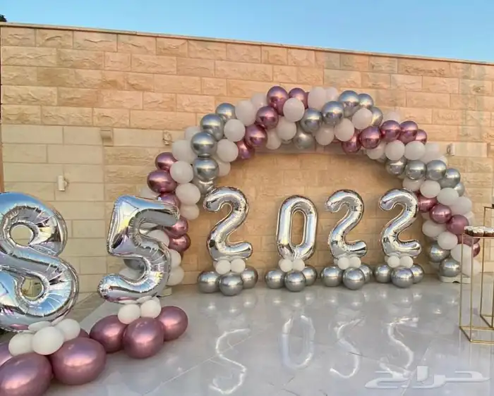 مداخل بالونات وطاولات استقبال 11