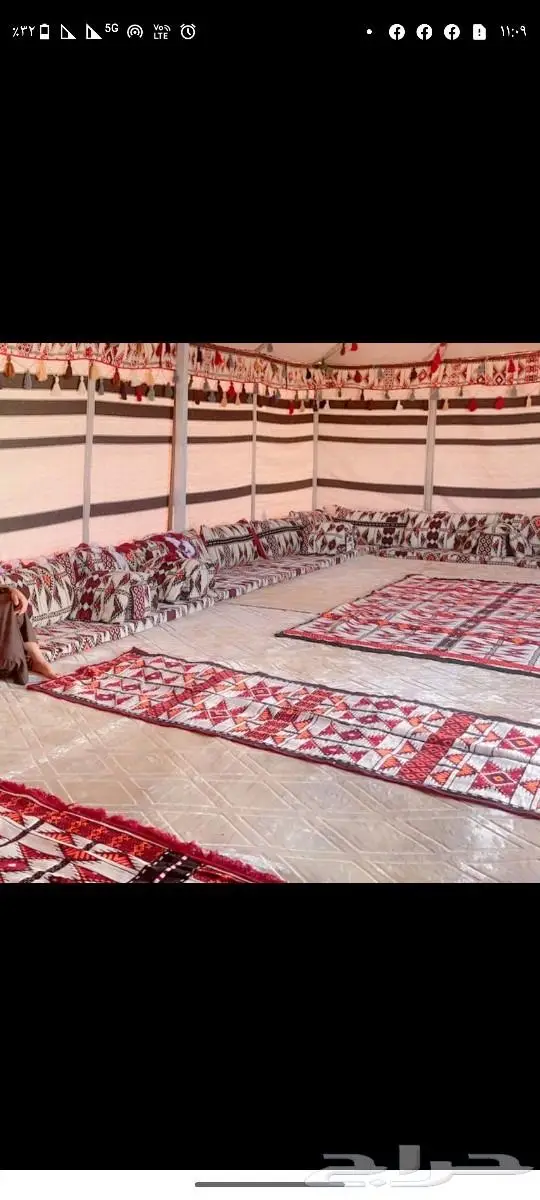 تفصيل بيوت شعر أبيض جميع المقاسات منتاز ظمان 20