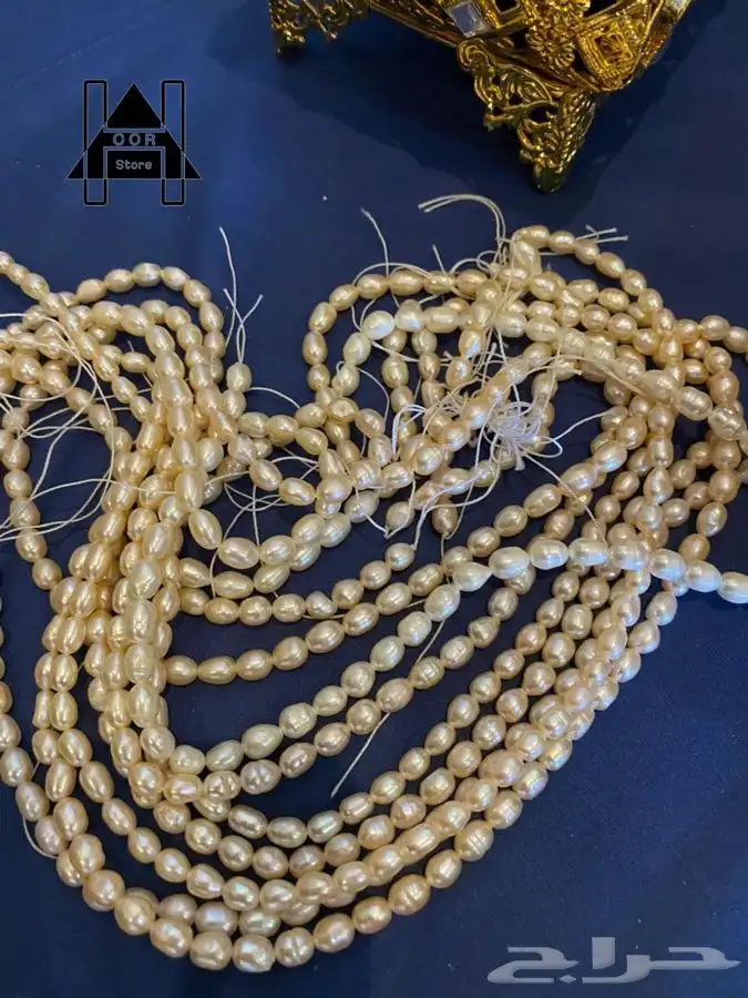 أحجار كريمة ومتنوعة وتراب كهرمان ولؤلؤ وفصوص بمقاسات متنوعة 12