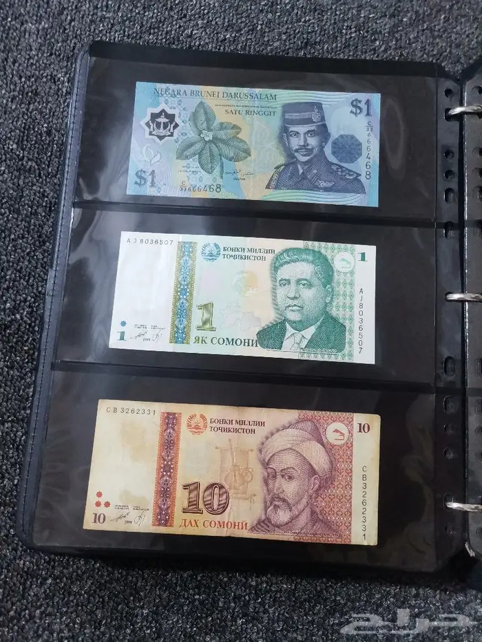 ألبوم عملات ورقي ضخم متعدد لدول العالم الجزء1 .. 38