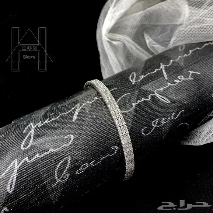 طقم فضة نسائي راقي جدا عيار 925 شبيه الألماس مع ساعة هدية 5