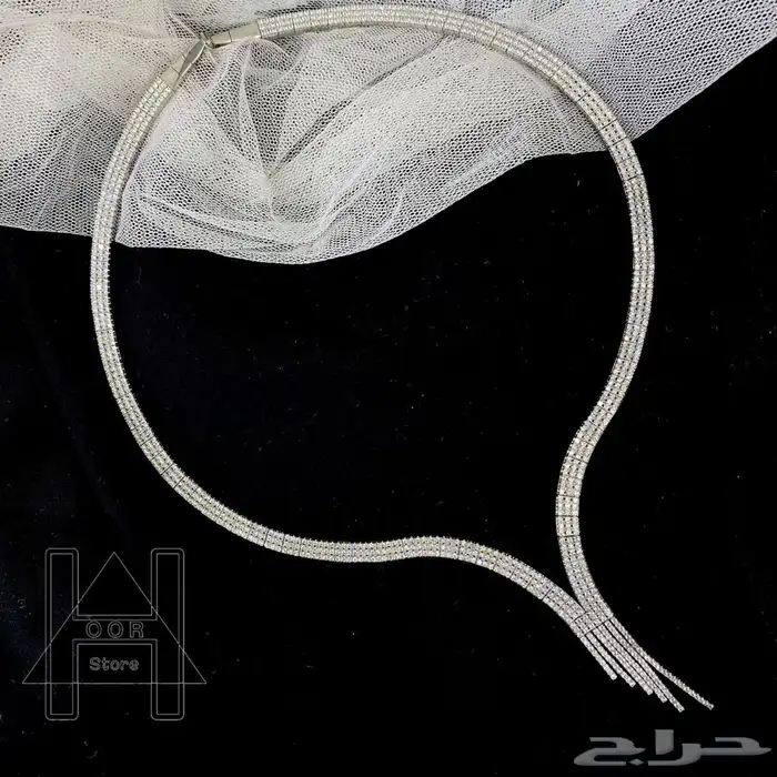 طقم فضة نسائي راقي جدا عيار 925 شبيه الألماس مع ساعة هدية 0