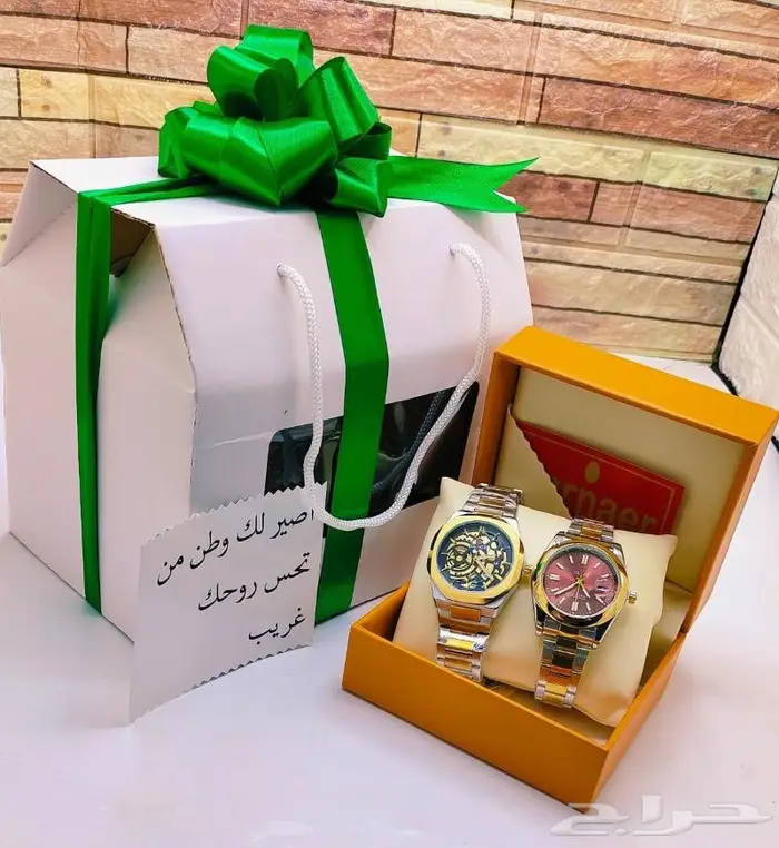 طقم حبتين ساعات رجالي ضمان سنتين - تخفيض 1