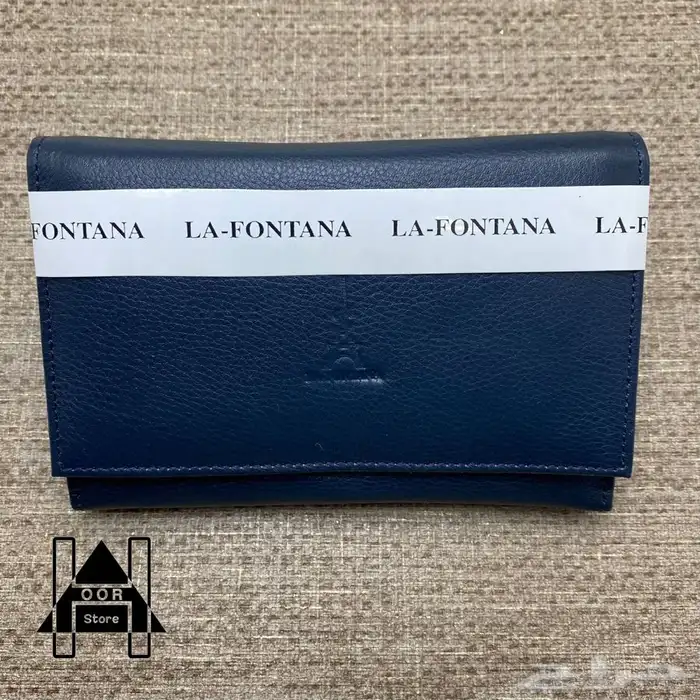 محفظة أو بوك نسائي جلد ماركة لافونتانا (La-fontana) 14