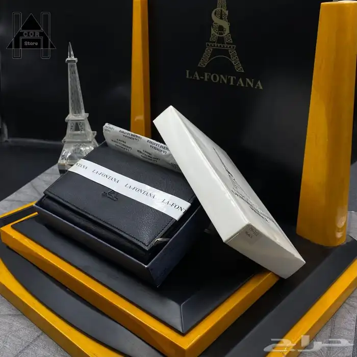 محفظة أو بوك نسائي جلد ماركة لافونتانا (La-fontana) 6