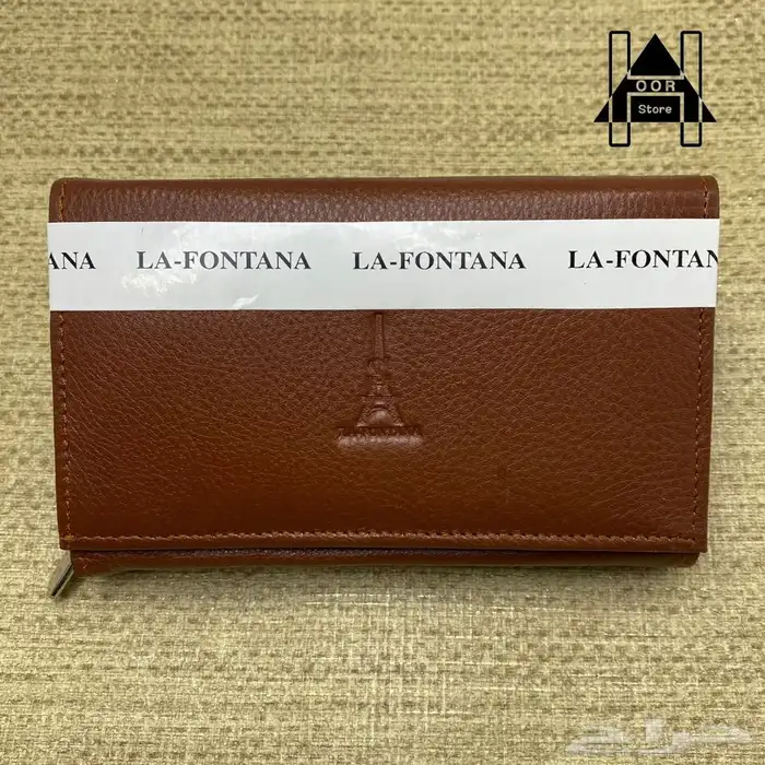 محفظة أو بوك نسائي جلد ماركة لافونتانا (La-fontana) 15
