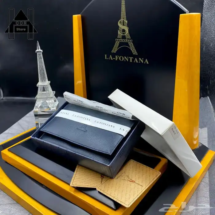 محفظة أو بوك نسائي جلد ماركة لافونتانا (La-fontana) 9
