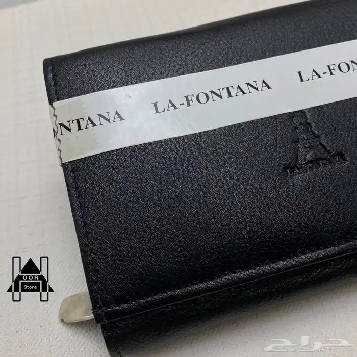 محفظة أو بوك نسائي جلد ماركة لافونتانا (La-fontana) 17