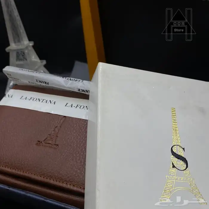 محفظة أو بوك نسائي جلد ماركة لافونتانا (La-fontana) 7
