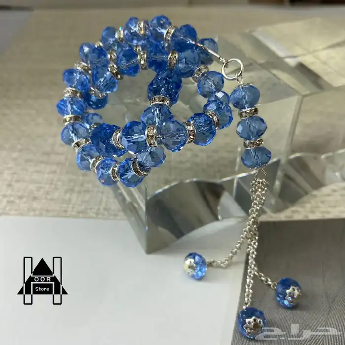 سبح ا كريستال راقية وفخمة جدا جملة وتجزئه مع علبة هدية 1