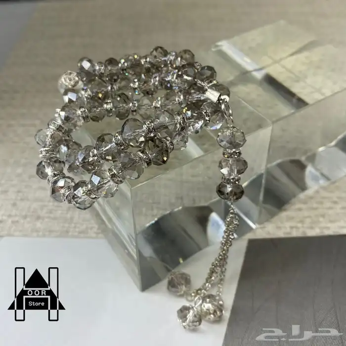 سبح ا كريستال راقية وفخمة جدا جملة وتجزئه مع علبة هدية 5