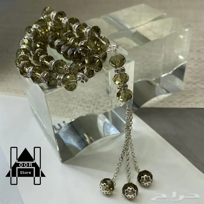 سبح ا كريستال راقية وفخمة جدا جملة وتجزئه مع علبة هدية 10