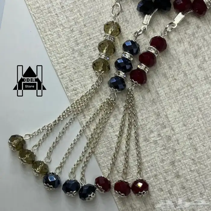 سبح ا كريستال راقية وفخمة جدا جملة وتجزئه مع علبة هدية 14