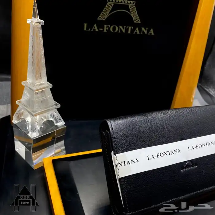 محفظة أو بوك نسائي جلد ماركة لافونتانا (La-fontana) 5