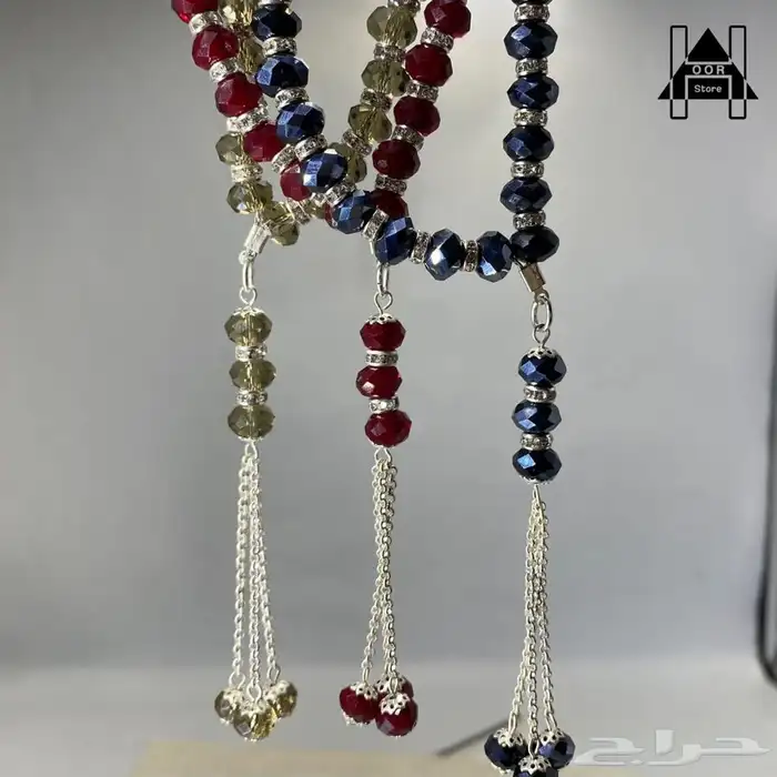 سبح ا كريستال راقية وفخمة جدا جملة وتجزئه مع علبة هدية 20