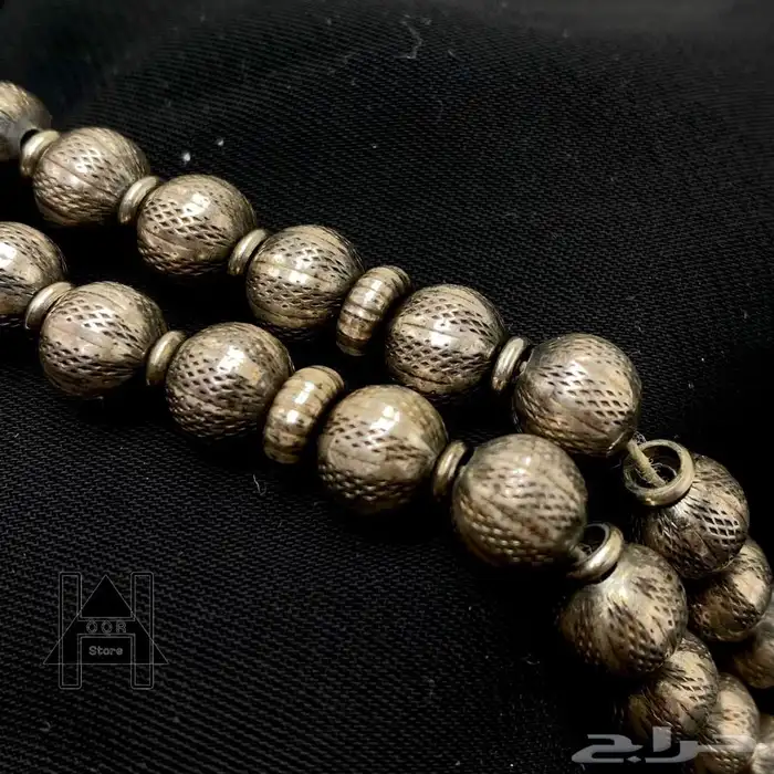 سبح فضه عيار 925 7