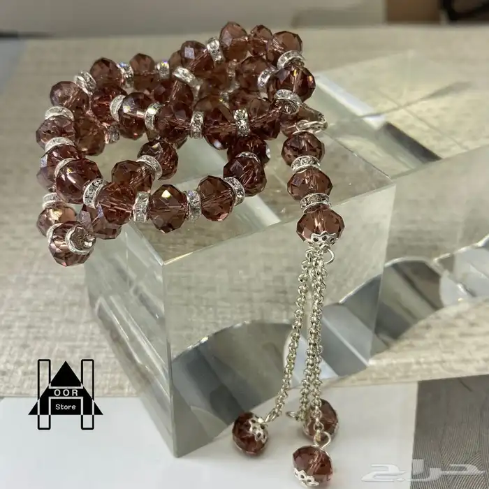 سبح ا كريستال راقية وفخمة جدا جملة وتجزئه مع علبة هدية 7