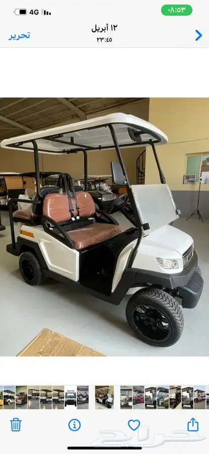 بيع و تاجير عربات كهربائية القولف كار 4