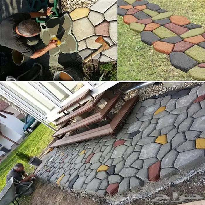 قوالب اسمنتية 95 ريال المقاس 50cm 50cm 6