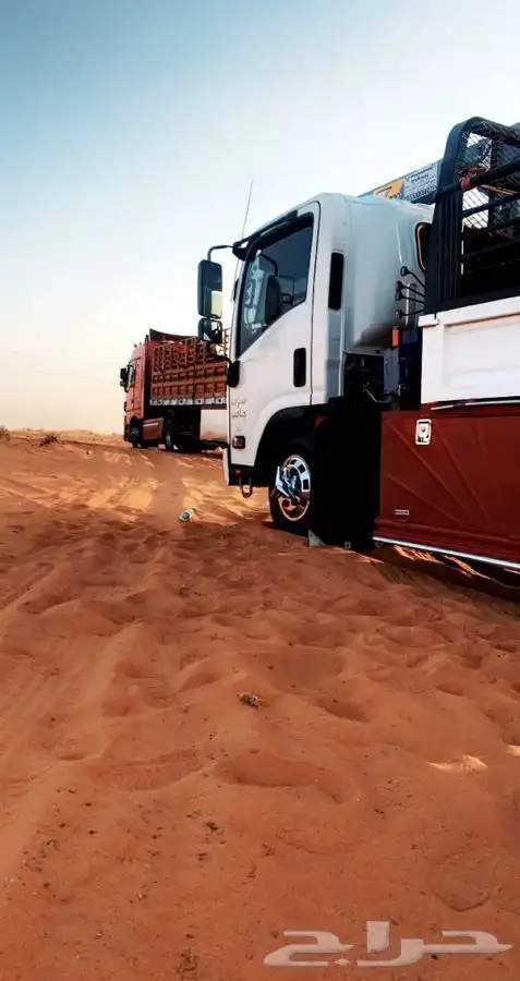 تريلاه ودنه نقل ابل الى جميع منطق المملكه ويوجد سحب غرف 0