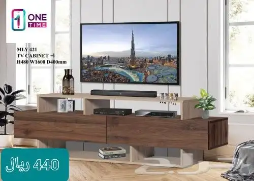 طاولات تلفاز عصرية خشبية 29