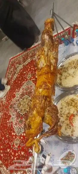 خروف مشوي على الجمر حري بلدي 6