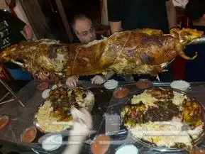 خروف مشوي على الجمر حري بلدي 1