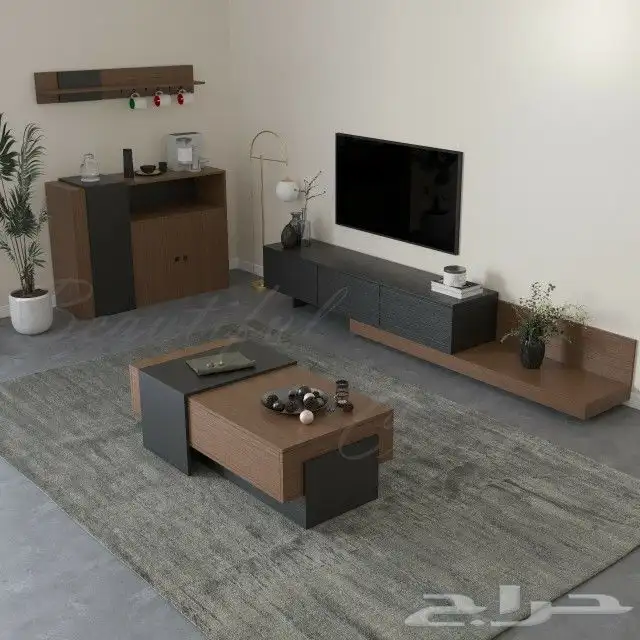 طقم طاوله تلفزيون وقهوة وركن قهوة 10