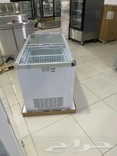 فريزرات BANCOOL مسطح سحاب أفقي زجاج أحجام 16